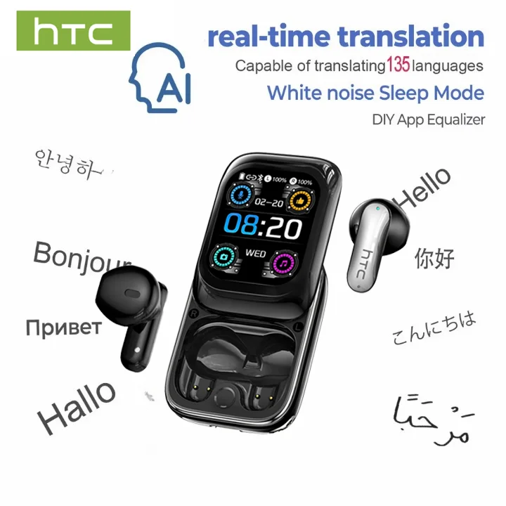 HTC NE48 TWS Earbuds (AI Translation, Touchscreen) image