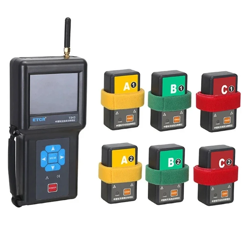 

Wireless Phase Detector Phasing Tester Non Contact Phase Detector Phasing Device For Metalclad Withdraw Switchgear ETCR1540