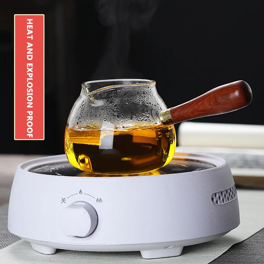 

Household Tea Pot Side Handle Multi-Function Glass Teapot Convenient Tea Maker Transparent Glass Kettle for Home Office