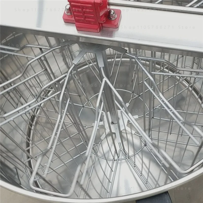 4/8 Frame Horizontal Electric Honey Extractor Stainless Steel Honey Spinner Beekeeping Harvest Tool