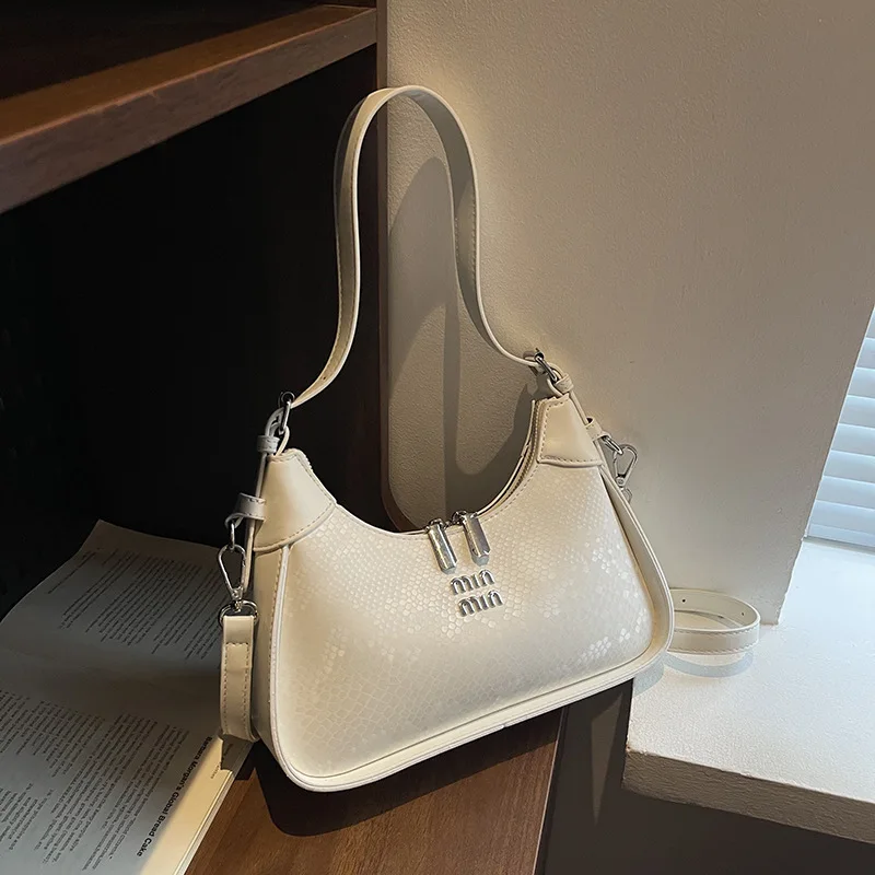 

Эксклюзивная сумка в форме полумесяца — кошелек через плечо со змеиным узором, компактная и вместительная, универсальная для ночного/дневного использования, несколько цветов