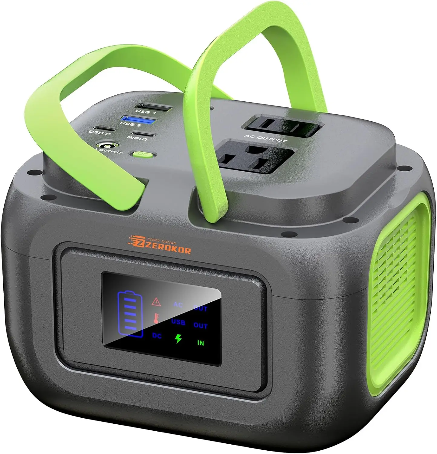 

120W Portable Power Station with AC Outlets, USB-C Input, 97.6Wh Battery for Camping Travel RV Emergency Backup