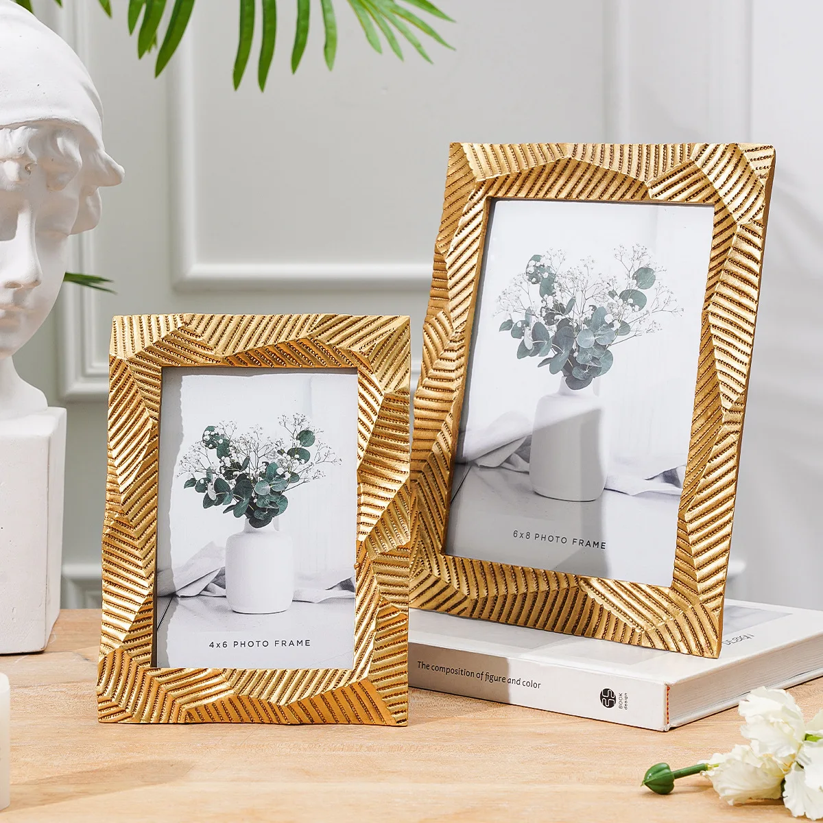إطار صور ذهبي إبداعي من الراتن - مراجعة Resin Art Photo Frame وسعره