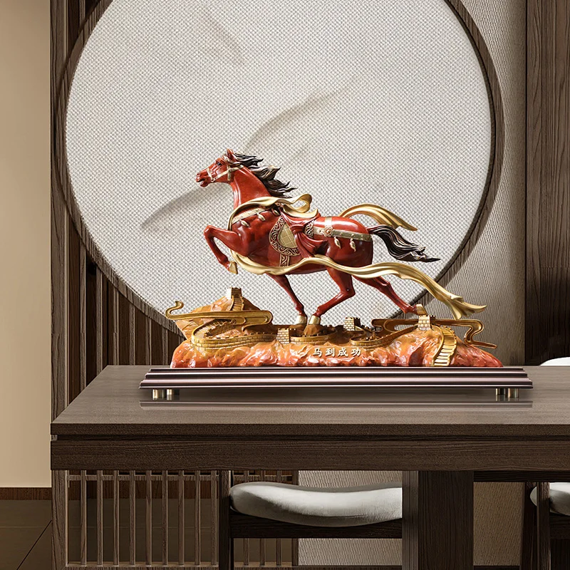 Successful copper ornament