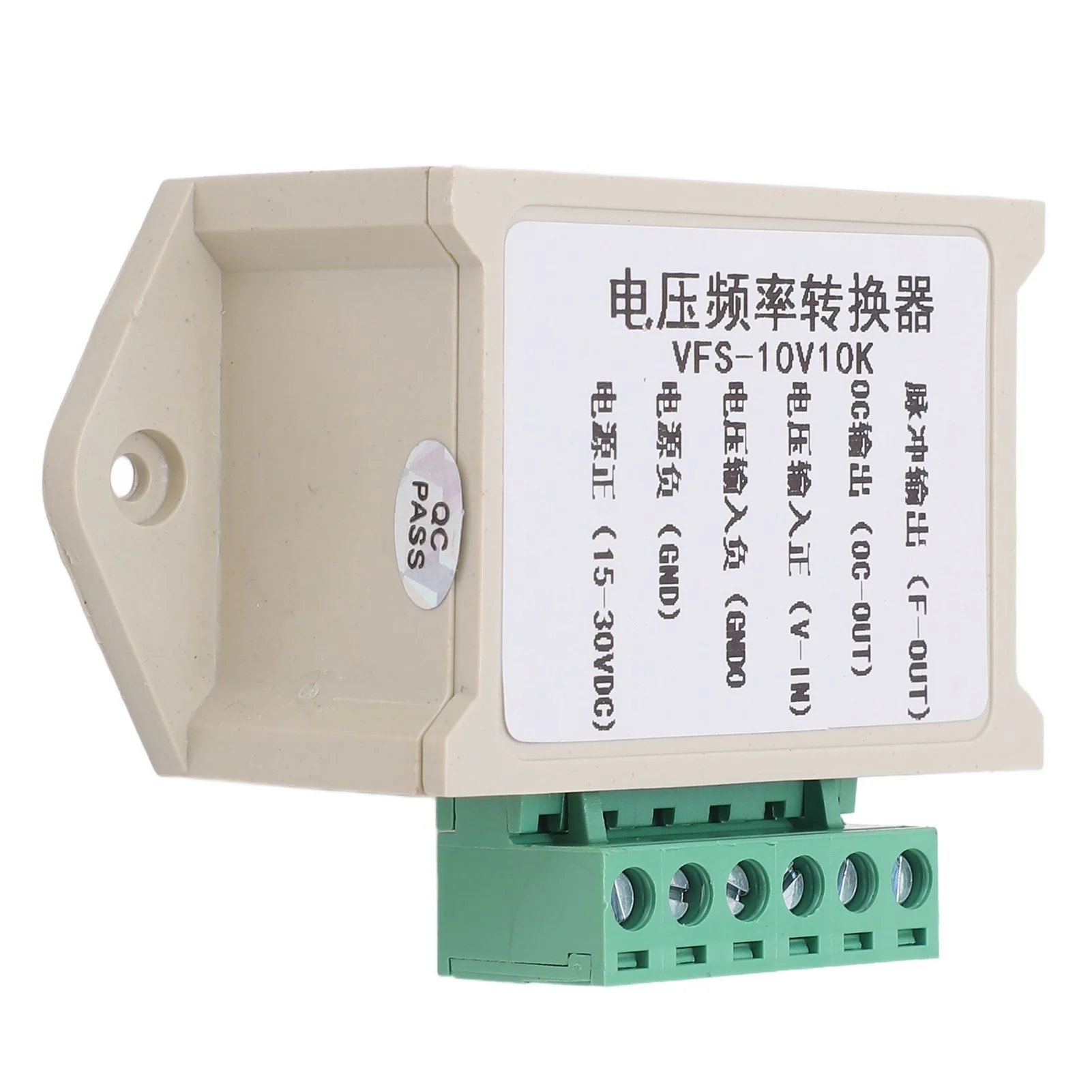 Voltage Frequency Converter Module ABS Housing Signal Conversion Module 0‑10V Input 0‑10KHZ Square Wave Output
