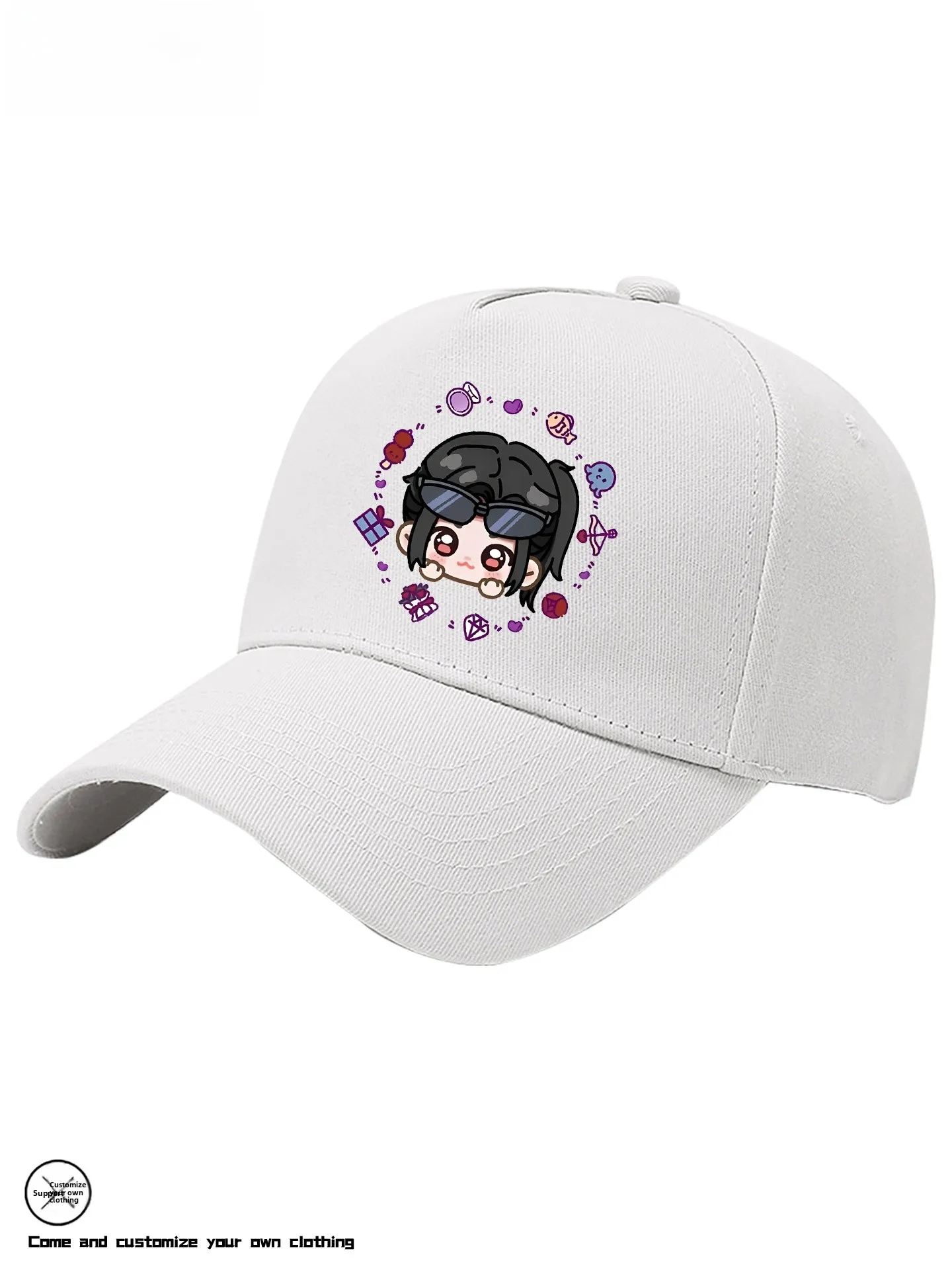 Delta Game Action Cartoon Q Version Male Baseball Cap Wild Dragon Bee Doctor Luna Collaborative Wide Brim Hat Summer Sunshade