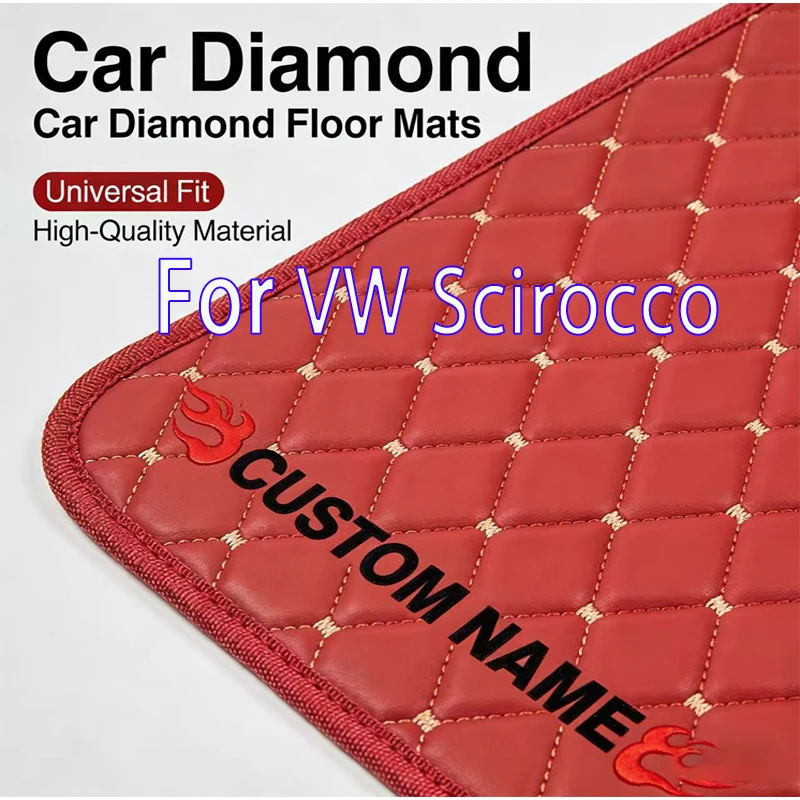 Custom Car floor mats for Volkswagen VW Scirocco 2009 2010 2011 2012 2013 2014 2015 2016 2017 auto Accessories