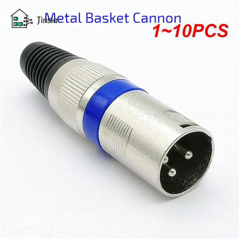 Cannon Male and Female Audio Plug Color Circle Big Three-pin Balanced Mixer Microphone Cannon Male and Female Plug