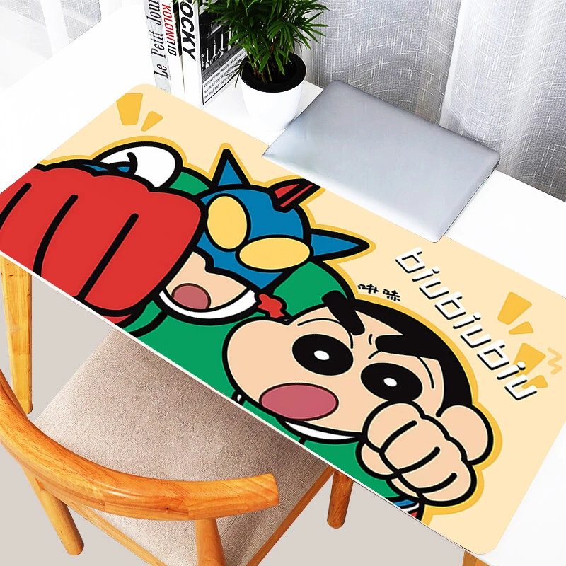 

Gaming Mouse Pad Multi Size Table Keyboard Pad C-crayon Mousepad Computer Kawaii Play Mat S-shin-chan Rubber Mausepad Desk Mat