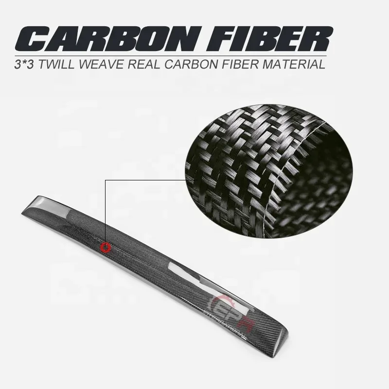 for Nissan 350Z Z33 Type Single Carbon Fiber Rear Window Roof Spoiler Fairlady 350z Brand 3M Tape Installation