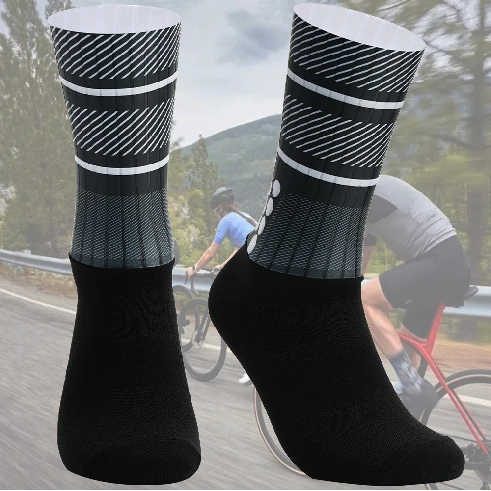 Medium length socks, casual socks, quick drying socks for men and women, marathon running, cycling socks, cycling socks