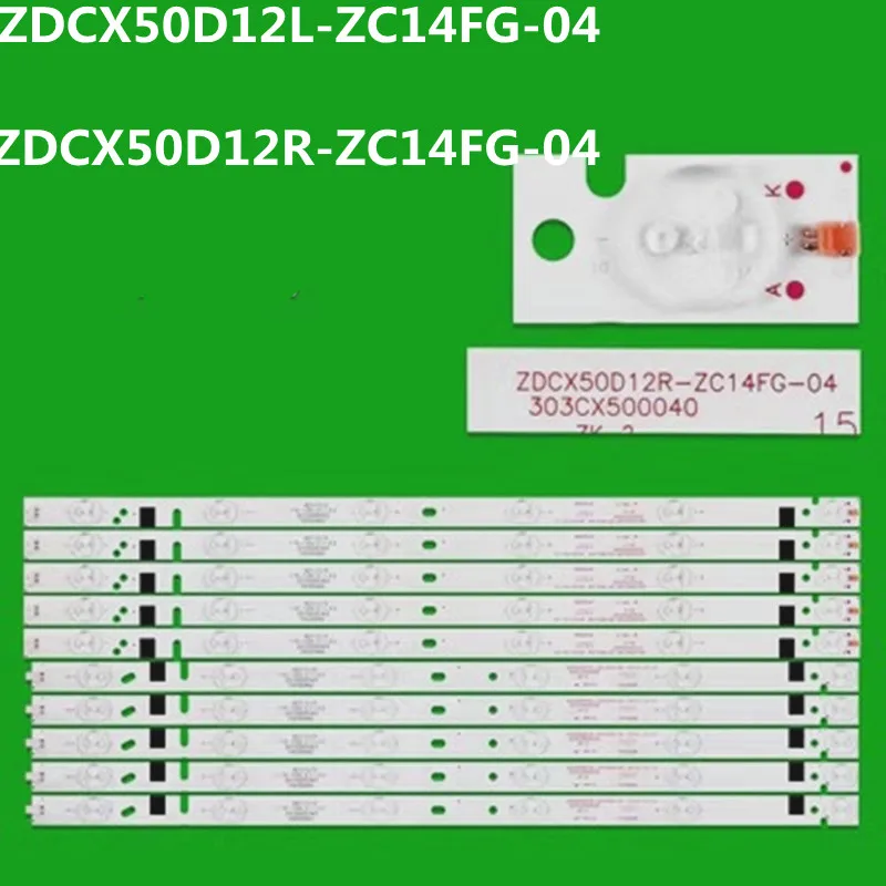 LED Strip For Telefunken TF-LED50S28T2 CX500DLEDM  ZDCX50D12L-ZC14FG-04 ZDCX50D12R-ZC14FG-04 303CX500040 PY63589B E320260