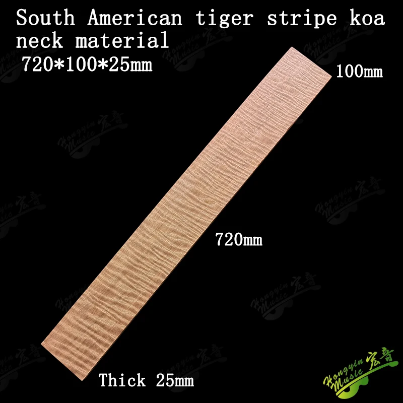 HUATOOL Gitarrenhals Hochwertiges Holz DIY Handgefertigtes Gitarrenzubehör 740*88*28mm AAA-Qualität – Detail 1
