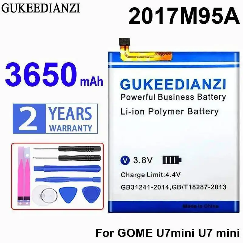 

2017M95A Долговечный надежный источник питания Аккумулятор для мобильного телефона для Gome U7 Mini 3650Mah