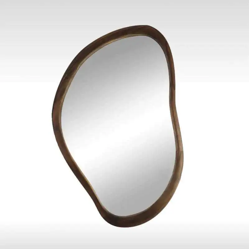 Smart Wall-Mounted Bathroom Vintage Irregular Irregular Bathroom Mirror