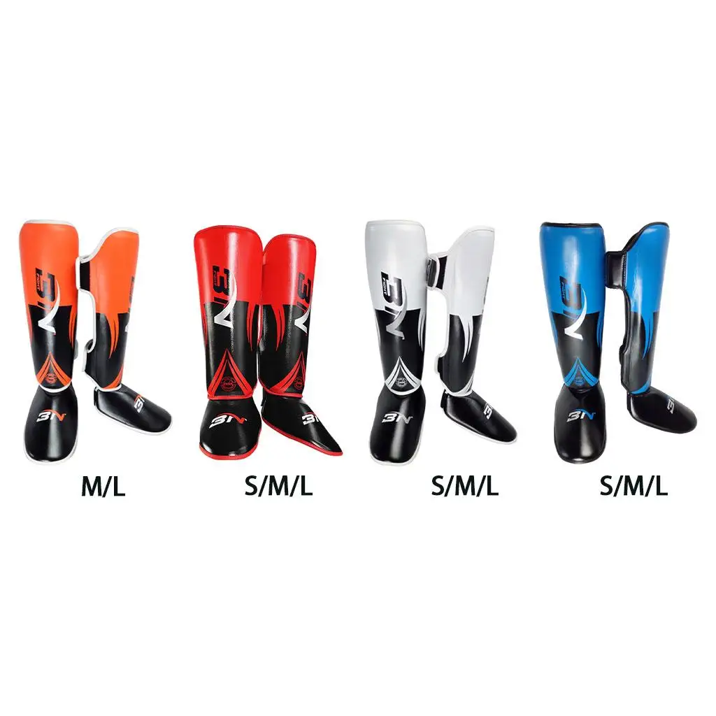 Shin Guards for Kickboxing Muay Thai MMA Karate Martial Arts Taekwondo or Kick