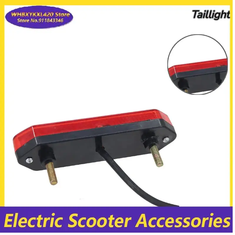 Bremslichtsignal LED-Rücklicht 48V mit Halterung, Nachtsicherheits-Rücklicht für kleine Citycoco Elektroroller-Zubehörteile – Detail 1