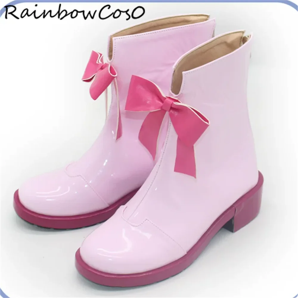 Akechi Anna Cure Answer Star Detective Precure Cosplay Shoes Boots Game Anime Halloween Christmas RainbowCos0 W5868