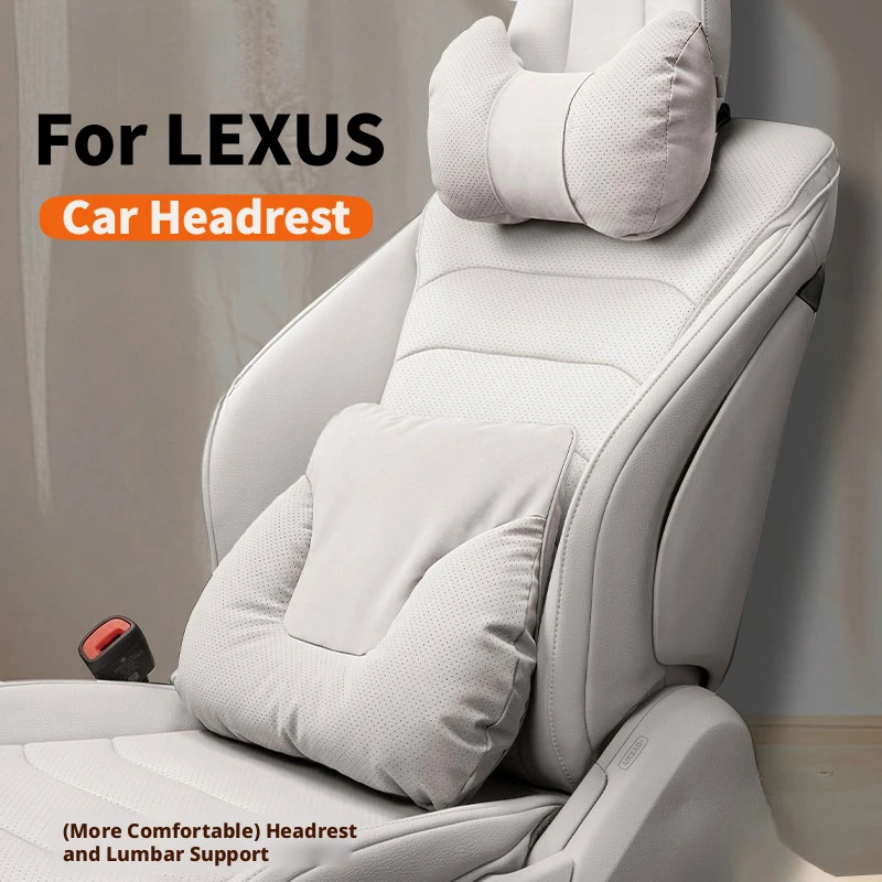 Universal Car Interior Neck Rest Lumbar Back Support for Lexus RX 350 / 350h / 450h NX 250 / 350h ES 250 / 300h IS 300 / 350 LX