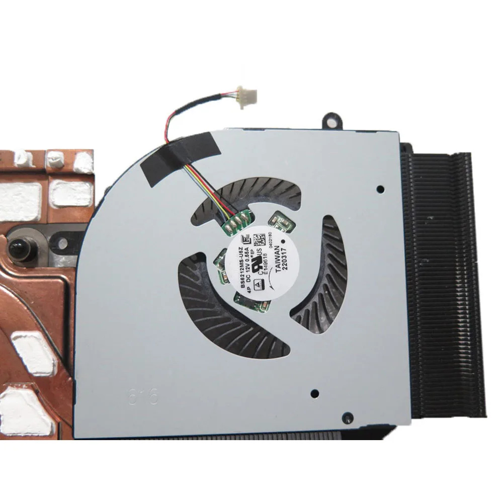 Laptop CPU GPU FAN&Heatsink For MSI Creator Z16P B12UET B12UGST B12UHST B12UHT MS-15G1 BS6212MS-U5Z BS6212MS-U5W E322501101M New view 3