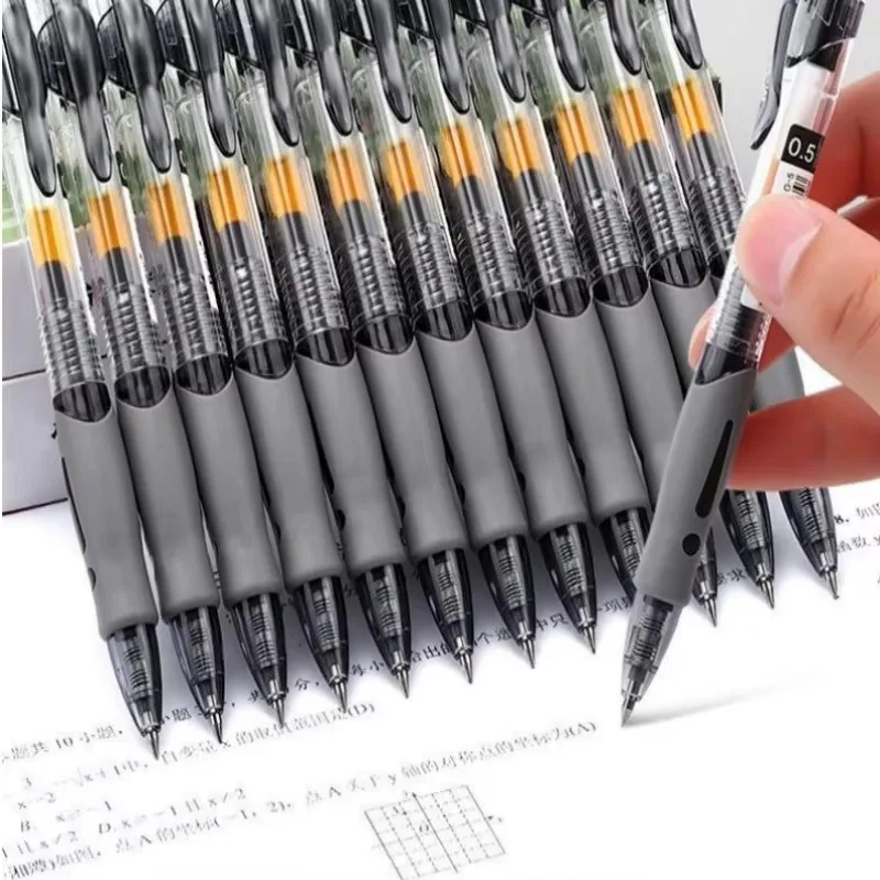 13/30-teiliges Set einziehbarer Gelstifte mit schwarzer/roter/blauer Tinte, Kugelschreiber zum Schreiben, Nachfüllungen, Bürozubehör, Schulbedarf, Schreibwaren
