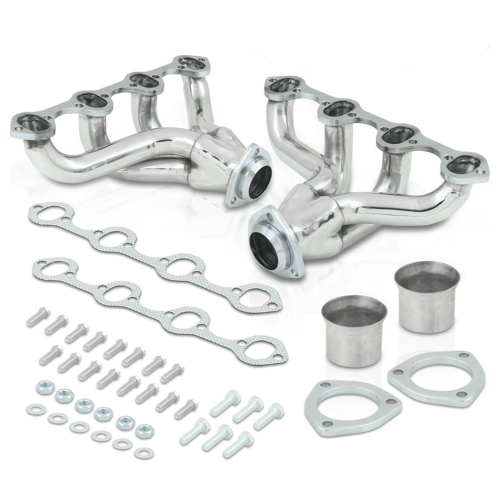 

High Quality Stainless SBC Small Block Hugger Exhaust Manifold Header For FORD 289-302-351 V8