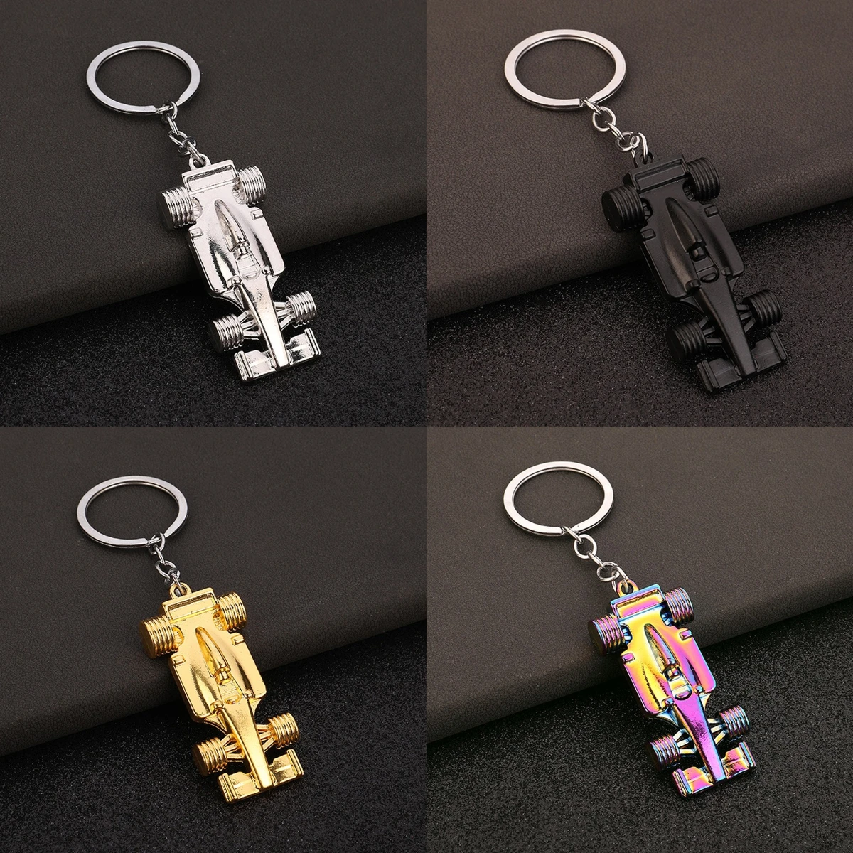 Fashion Formula 1 Racing Car Cars Styling Keychain Keyring Keys Chain Ring Creative Car Key Chain Gifts Souvenir