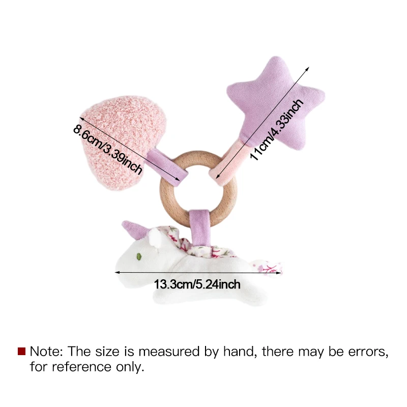 Cartoon Baby Rammelaar Speelgoed Mobiles Opknoping Bel Wieg Wandelwagen Speelgoed voor Jongens Meisjes Pasgeboren Geschenken Baby Pluche Rammelaar Piepend Speelgoed