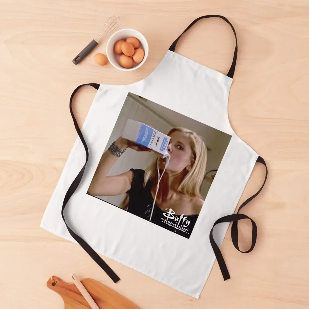 

BUFFY MILK Apron for women with pocket Kitchen And Household Goods kitchen and home Home Utensils Apron