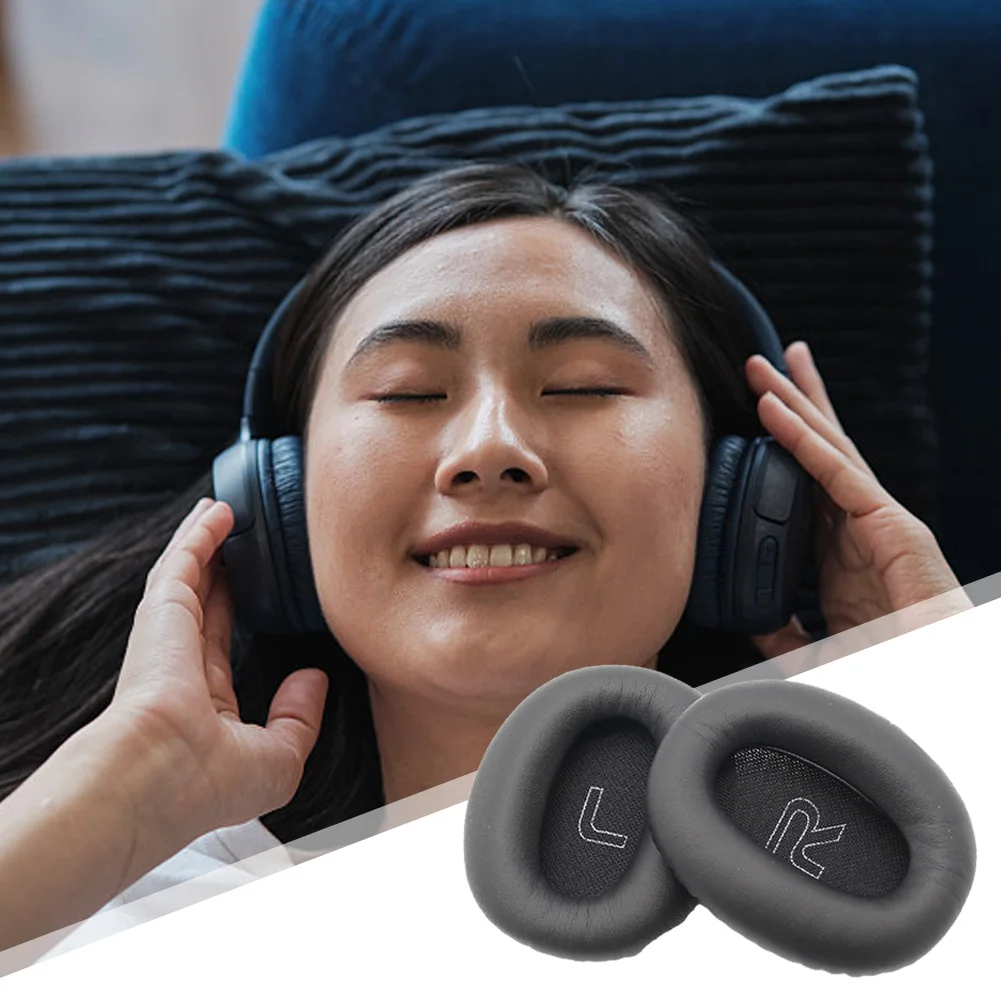 1 زوج استبدال بطانة للأذن وسائد لينة رغوة الأذن وسائد يغطي سماعة الأذن وسائد ل Edifier W820BT W828NB سماعات