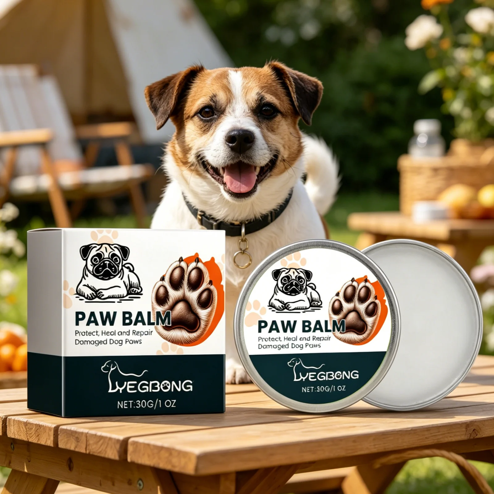 YEGBONG Dog Paw Balm Long Lasting Moisturizing Soften Skin R