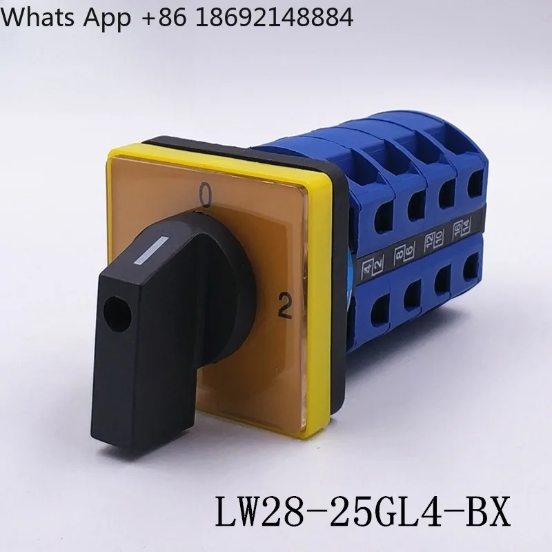 LW28-25GL4-BX universal transfer switch, three gears and four sections, high and low speed two-speed switch 25A
