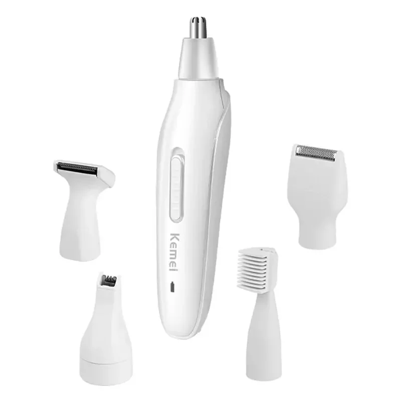5in1 قابلة للشحن الأنف المتقلب أداة تهذيب اللحية للرجال الأذن الحاجب الشعر المتقلب لإزالة شعر الأنف والأذن ماكينة حلاقة أدوات للعناية الشخصية