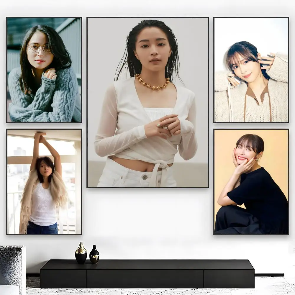 Japanese Actress A-Alice Hirose Poster Wall art print art suitable for living room bedroom bar parlor home decor gift