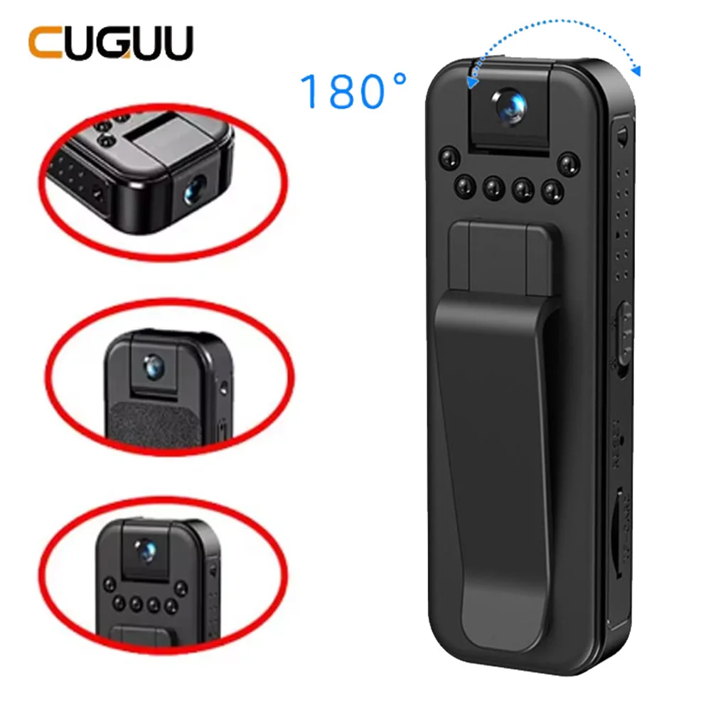 

2pcs HD 1080P Body Mini Camera WIth Wifi Portable Digital Video Recorder Police BodyCam Infrared Night Vision 500W Camcorder