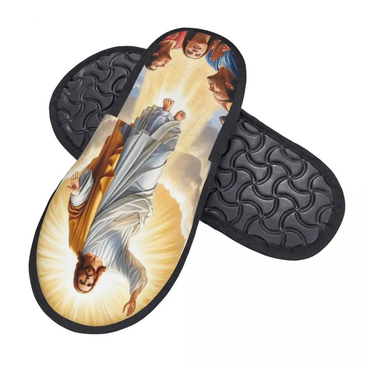 Myth Jesus Soft Scuff With Memory Foam Slippers Women Bedroom House Shoes