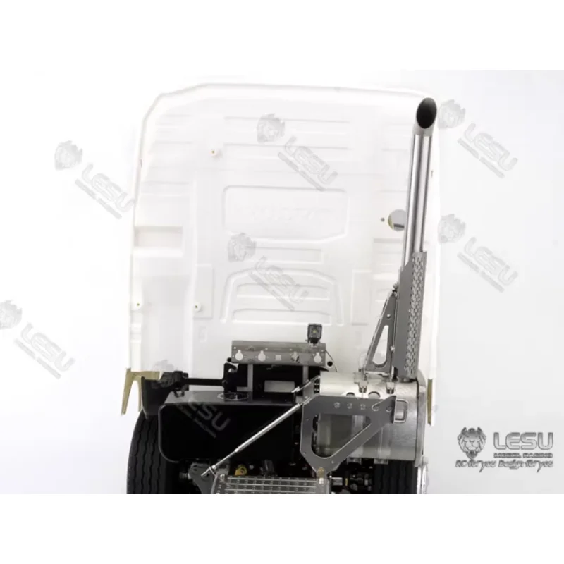 LESU Model For 1/14 Tamiya Fh16 Truck Model Toy Metal Exhaust Chimney g-6230 Rc Accessories