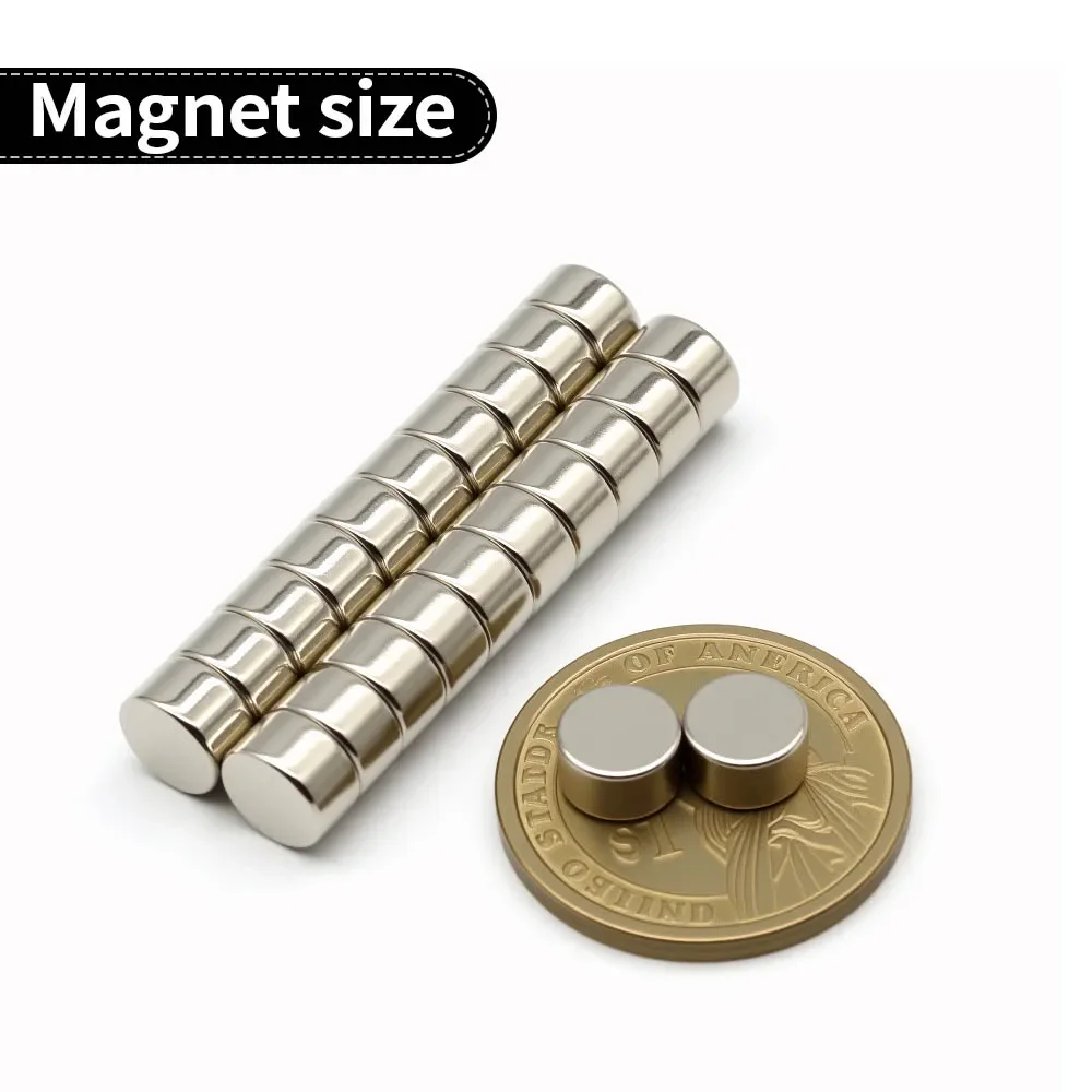 8x5mm Super Strong Round Neodymium Magnet N35 Block Powerful Magnetic NdfeB Permanent Refrigerator Magnet DIY
