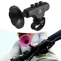 Electric Bike Horn Adjustable Loud Electronic IPX4 Waterproof 120dB Bicycle Bell Bicycle Horn Riding Accessories Small