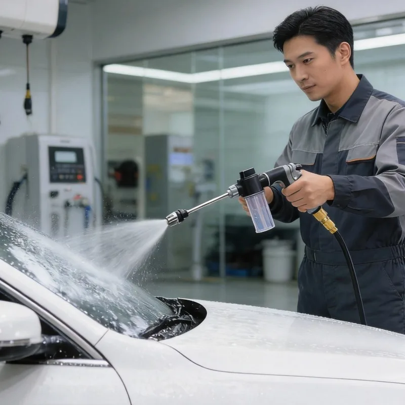 Multifunctional High Pressure Foam Washing Gun Universal Hose Nozzle Portable Cleaner For Car RV Patio Garden Daily Washing Work