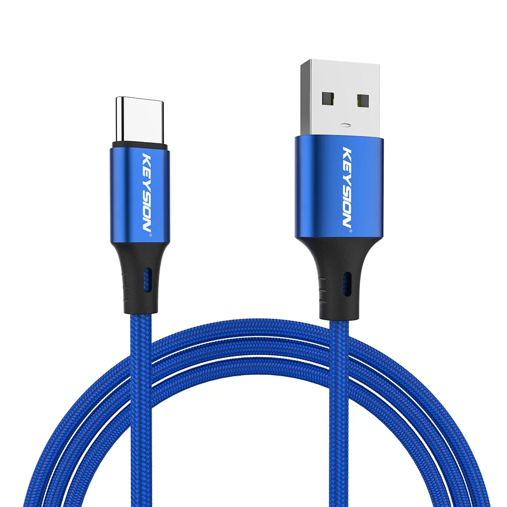 

KEYSION USB Type C Cable for Samsung S24 S23 3A Fast USB Charging Type-C Charger Data Cable for Xiaomi Redmi USB-C Cabo Wire