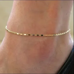Delysia King Simple and popular beach chain anklet