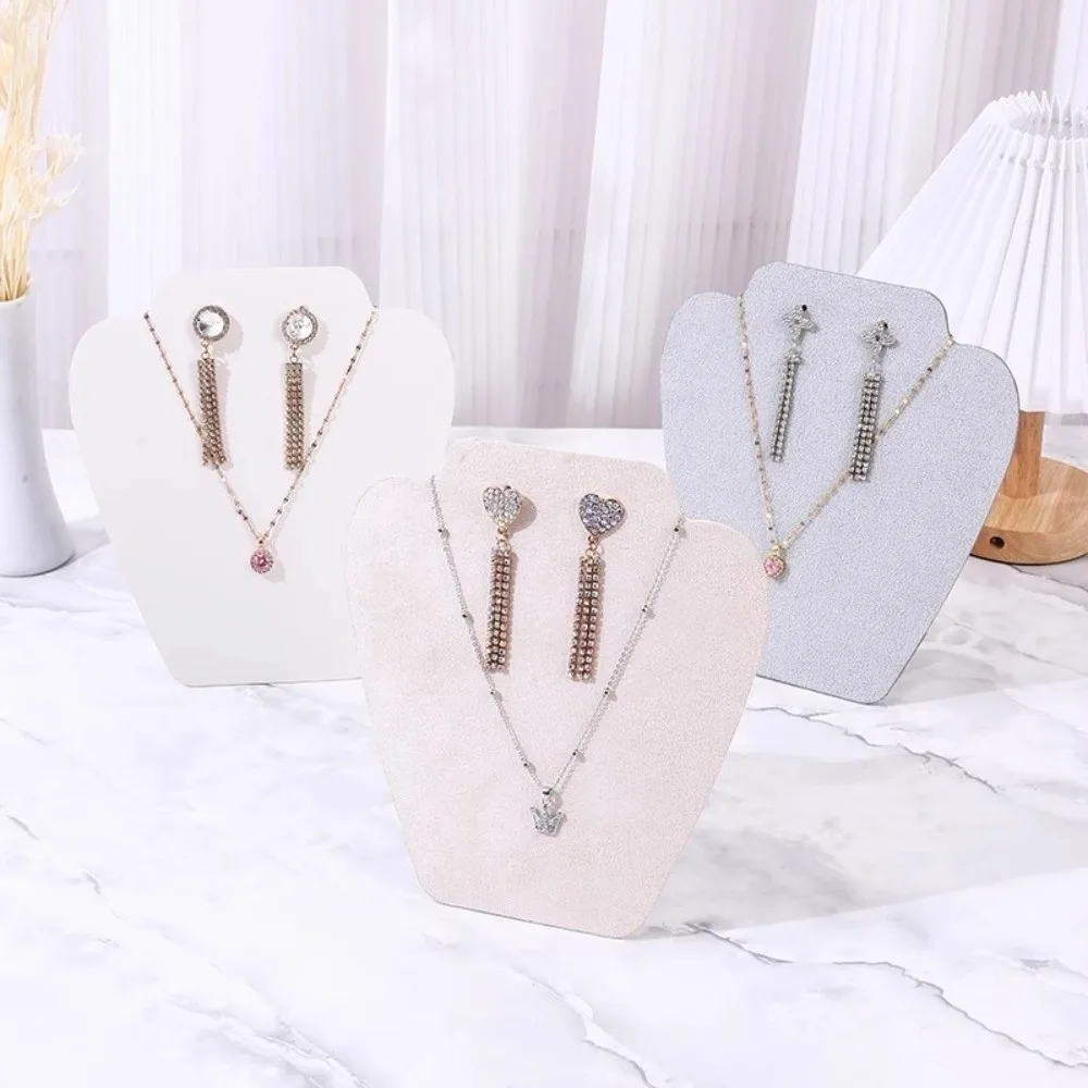 

New Display Board Showcase Rack Portrait Model Ear Jewelry Earrings Hanger Wooden Display Stand Earrings Set Display