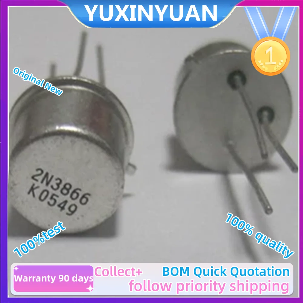 5PCS/lot  2N3866A 2N3866 3866A TO-39 YUXINYUAN IC in Stock 100%test 