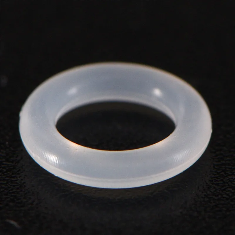 Ammortizzatori per interruttori O-Ring in gomma siliconica bianca da 120 pezzi bianchi per accessori per serrande per tastiera Cherry MX