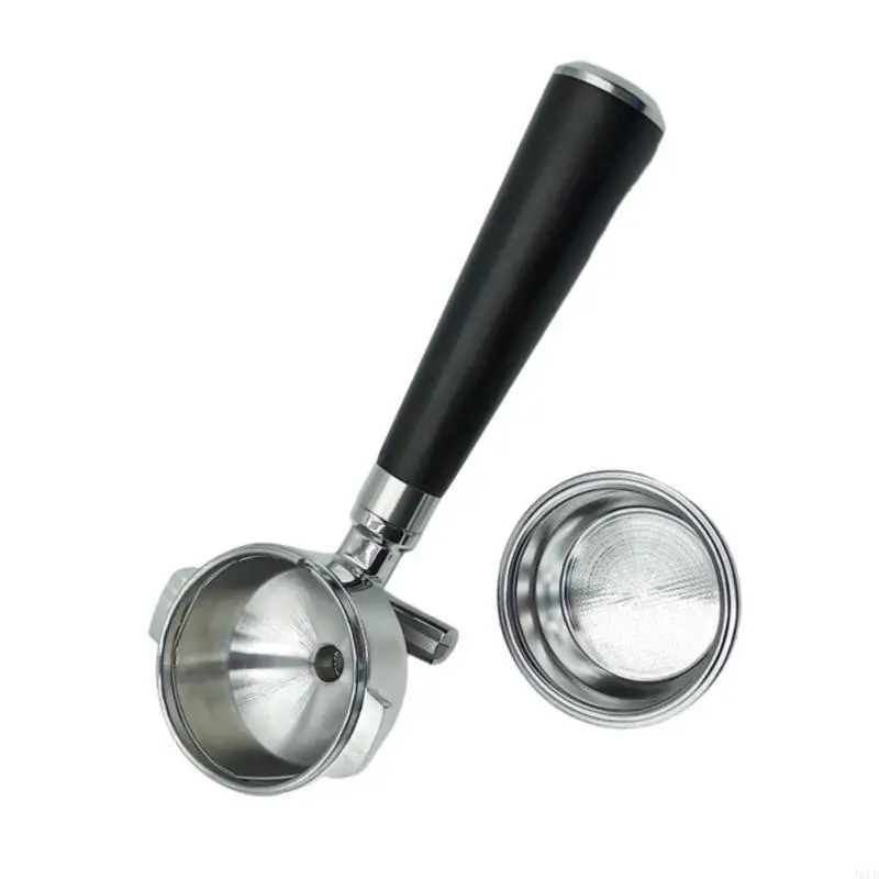 58mm E61 에스프레소 제조업체를위한 J6PE 인체 공학적 이중 귀 손잡이 커피 포르타필터