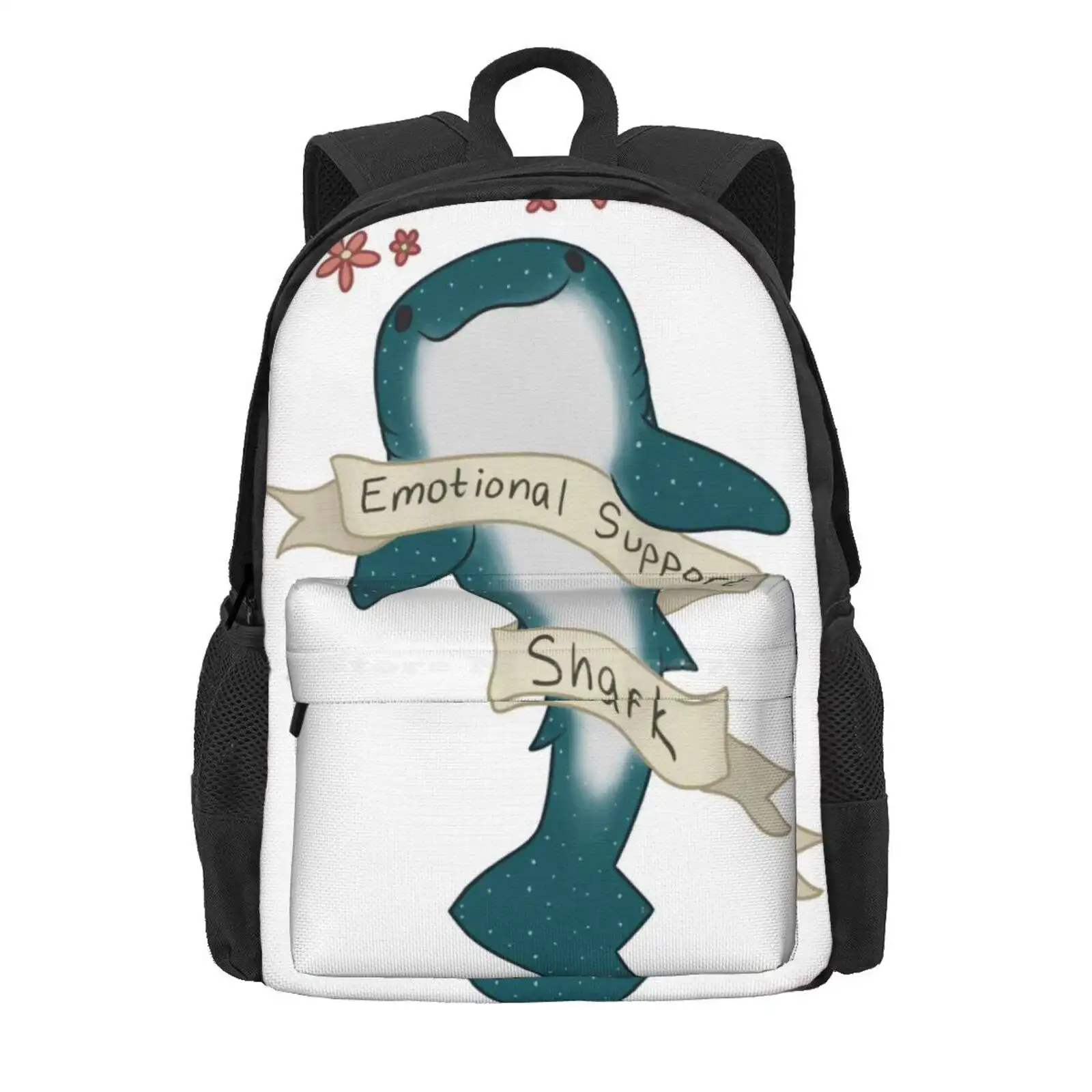 Emotional Support Shark Hot Sale Schoolbag Backpack Fashion Bags Whale Shark Ema Emotional Support Animal Emotional Support