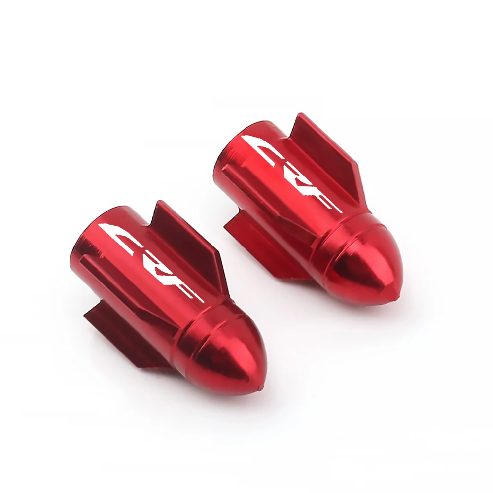 لهوندا CRF250R CRF450R CRF450X CRF 250 450 R CNC سبيكة اكسسوارات دراجة نارية عجلة قضيب صمام إطار التوصيل قبعات غطاء