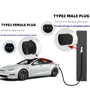 適用於電動車的 11kW 和 22kW 三相轉換器,16A 32A 電動車充電器,2 型公頭轉母頭 IEC62196-2 轉接器 10 最佳銷售 22千瓦壁掛式電源 - №9