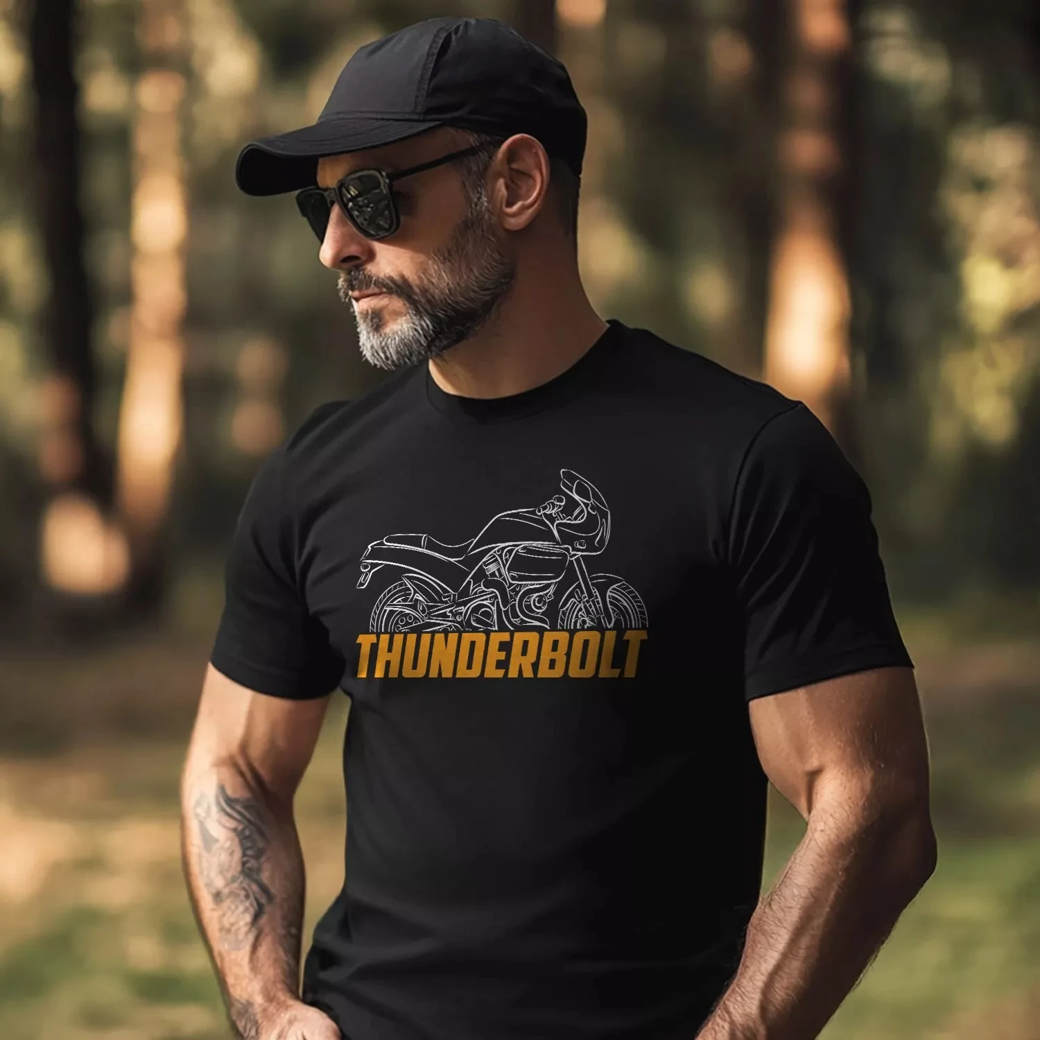 

2025 Summer Cotton Round Neck Short Sleeves for Men Women for Buell S3/S3T Thunderbolt 1997-2002 Fans - Motorcycle T-Shirt